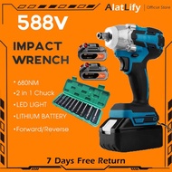 TERMURAH IMPACT PEMBUKA BAUT 21V BATERAI SEMUA MOTOR TEMBAGA CORDLESS KUNCI IMPACT 588VF / 388VF IMP