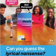 1 Set Of Funny Song Guessing Party Lyrics Cards, Board Game, Puzzle Game With Answers, Funny Mishear