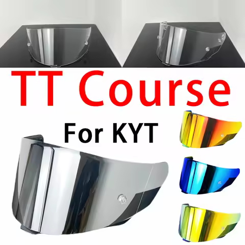 For KYT TT COURSE Motorcycle Helmet Visor Lens Full Face Helmet Casco Moto Accessories Windshield An