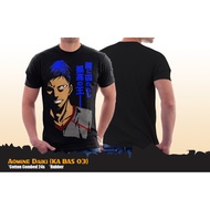 Kuroko no Basket Aomine Daiki Black Anime T-Shirt KA BAS 03