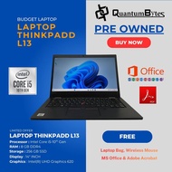 (Refurbished) Laptop Think Padd L13 i5 10th Gen 8/256