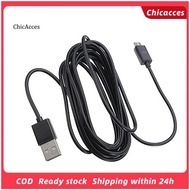 ChicAcces 3m Micro USB Charging Cable Wire Cord for Sony Playstation 4 PS4 Controller