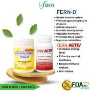 Fern D 120 softgels and Fern Activ 60 softgels Duo Pack GodsFavorBoutique