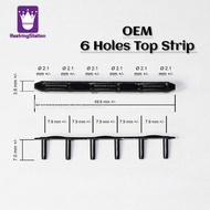 [Special Grommet] OEM 12 O'Clock 6 Holes Badminton Grommet Strip [Un-Mod] (Z-Force2, Astrox 99 Pro, 