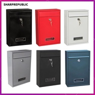 [Sharprepublic] Locking Mailbox Mail Mail Box Metal Home Office Secure Letterbox Drop Box