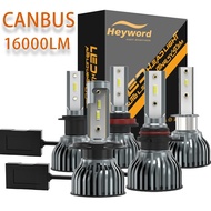 Heyword  H4 LED Headlight for Car canbus  H4 H7 H11 led Bulb 12V 72W 16000LM 6000K Headlamp 2 PCS