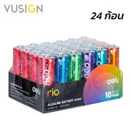Vusign  ถ่านไฟฉาย อัลคาไลน์ ถ่าน ความจุสูง AA LR6 / AAA LR03 ถ่าน 1.5V ใหม่ แพ็ค 6 ก้อน ของแท้ Alkal