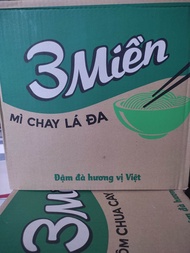 Mì 3Miền # Mì Chay Lá Đa_ thùng 30 gói