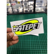 Sticker reflect "54 tepet"
