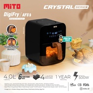 MITO Crystal Series Air Digifry AF8 Airfryer Digital AF 8 Air Fryer