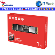 Itw | Adata 1TB SSD M.2 2280 M2 M 2 PCIe Gen3x4 XPG SX8200 Internal (ASX8200PNP-1TT-C)