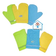 6 pcs Baby Bath Washcloths with Fingers and Boxes