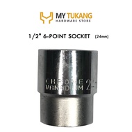 1/2" 6-POINT SOCKET         [ 24 MM ]
