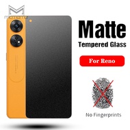 Matte Tempered Glass Screen Protector Anti-Glare Film for OPPO Reno 11F 8T 8 8Z 7 7Z 5 5Z 5G 4 3 Pro 4F 4 SE 2 2Z 2F 10X Reno4 Reno3 Reno2