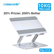 Lemorele 360°Rotating Laptop Stand Foldable Laptop Stand Height Adjustable Tablet Stand Holder