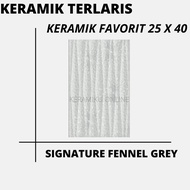 SIGNATURE FENNEL GREY KERAMIK DINDING 25 X 40