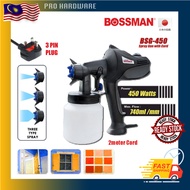 BOSSMAN BSG-450 450W Handheld Electric Paint Spray Gun Pistol Semburan Cat Secara Elektrik BSG450 BSG 450