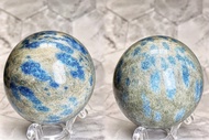 ◕    K2 Blue球|藍銅礦共生花崗岩    ◔     459.4g·size:69mm