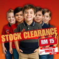 [STOCK CLEARANCE] CY  102165 Kids Polo Shirt Boy RM15 Premium Cotton Comfortable & Stylish Baju Polo