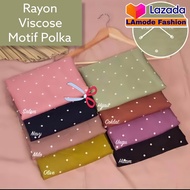 Kain Rayon Viscose motif Polkadot