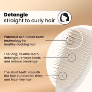 TangleTeezerMatteUltimateDetanglerBrushforWet&DryHair,EliminatesKnots&ReducesBreakageforStraighttoCu