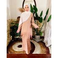 💖ifa baju Kurung Lace new design for raya 2025(ibu dan anak sedondon)