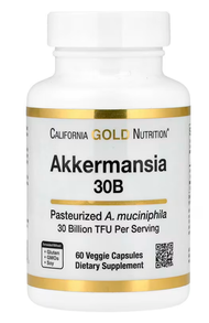 CALIFORNIA GOLD NUTRITION - 阿克曼菌 300億TFU 60粒膠囊 （次世代益生菌/阿克曼氏菌/全面腸道益生菌+減肥益生菌/瘦瘦菌) - 平行進口 - EXP: 2027.0