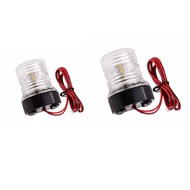 Light360นำทาง LED 12V 2/4ชิ้นองศาโดยรอบแอลอีดีทะเลสีขาวสูทสำหรับล่องเรือเรือสัญญาณไฟไฟ Stern เรือยอช