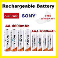 2-16pcs Sony Rechargeable Battery AA AAA 1.2V Ni-MH  4600mAh/4300mAH Rechargeable High Quality  Batt