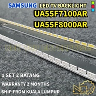 SAMSUNG UA55F7100AR UA55F8000AR TV LED BACKLIGHT BARU READY STOCK UA55F7100 UA55F8000