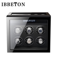 IBBETON Luxury Safe Wooden Watch Box Automatic Watch Winder 3/6/9Display Box Brand New LCD LED Touch