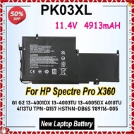 PK03XL Laptop Battery for HP Spectre Pro X360 G1 G2 13-4001DX 13-4003TU 13-4005DX 4010TU 4113TU TPN-