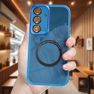 Thick Transparent TPU Case For Samsung Galaxy S25 S25 Ultra S25 plus Silicone Magsafe