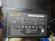 【be quiet!】BQT L6-UA-350W 80PLUS 電源供應器/Power 350瓦