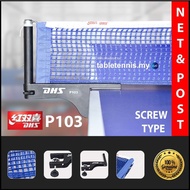 Genuine DHS Net Post P103 Table Tennis Ping Pong Classic Net & Post Set Screw Type Original