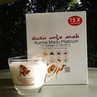READY STOK SUSU UNTA PLATINUM PLUS COLAGEN 15X ORIGINAL HQ