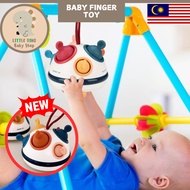 Baby Chew Toy,Hanging String Baby Pacifier Toy - Abies 3 Months + Fall Prevention Wrist Hand Pacifie