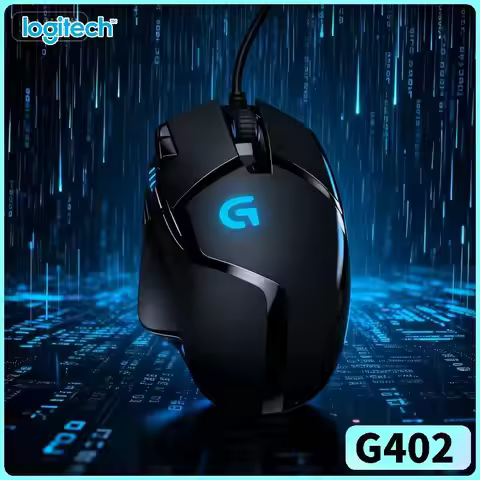 Logitech G402 FPS Gaming Mouse with High-Speed Tracking, 500 IPS, 8 Custom Buttons for Competitive G