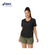 ASICS Road Women V-Neck SS Top In Performance Black