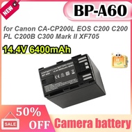14.4V 6400mAh BP-A60 Camera Battery for Canon CA-CP200L EOS C200 C200 PL C200B C300 Mark II XF705 Re