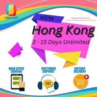 Hong Kong eSIM Instant Email Delivery