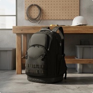 [yiodusi] SiaBiced Multi-Compartment Tool Bag Backpack Thickened Large Tool Backpack Multifunction f