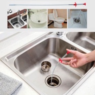 𝐀𝐇𝐎𝐌𝐄 Drain Cleaner Spring Gripper Clog Remover Pipe Pembersih Sinki Tandas Paip Lubang Dapur Tersumbat 下水道疏通器
