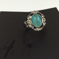 Vintage emerald ring size #6 small 1.6cm