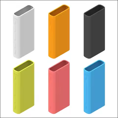 Power Bank Case For Xiaomi Silicone Cover 20000mAh External Battery Pack for Xiao mi PLM07ZM/PB2050Z