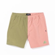 日本限定 POLER STRETCH RELAX SHORTS 彈性休閒短褲 綠.珊瑚