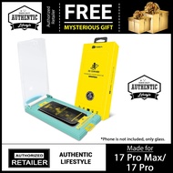 ORI [ 17 Pro Max / 17 Pro ] Hoda 3D Full Glue Clear Glass Screen Protector with Dust-Free Helper