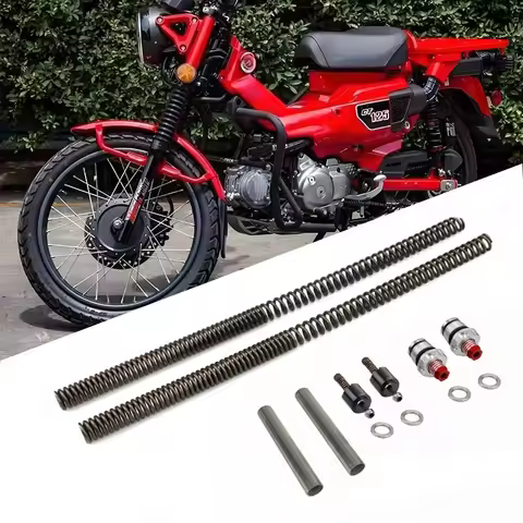 CT 125 Motorcycle Front Fork Spring Set Shock Absorber Damper Adjuster For HONDA CT125 Hunter Cub Tr