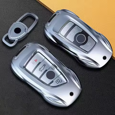 Fshion Zinc Alloy Car Key Case Cover for BMW 1 3 5 6 7 Series X1 X3 X4 X5 X6 X7 F15 F16 F18 F20 F25 