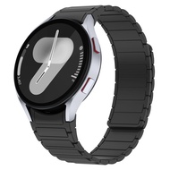 Dây đeo cho Samsung Galaxy Watch 7 6 5 4 40mm 44mm Dây đeo từ tính silicon cho Galaxy Watch 6 Classi